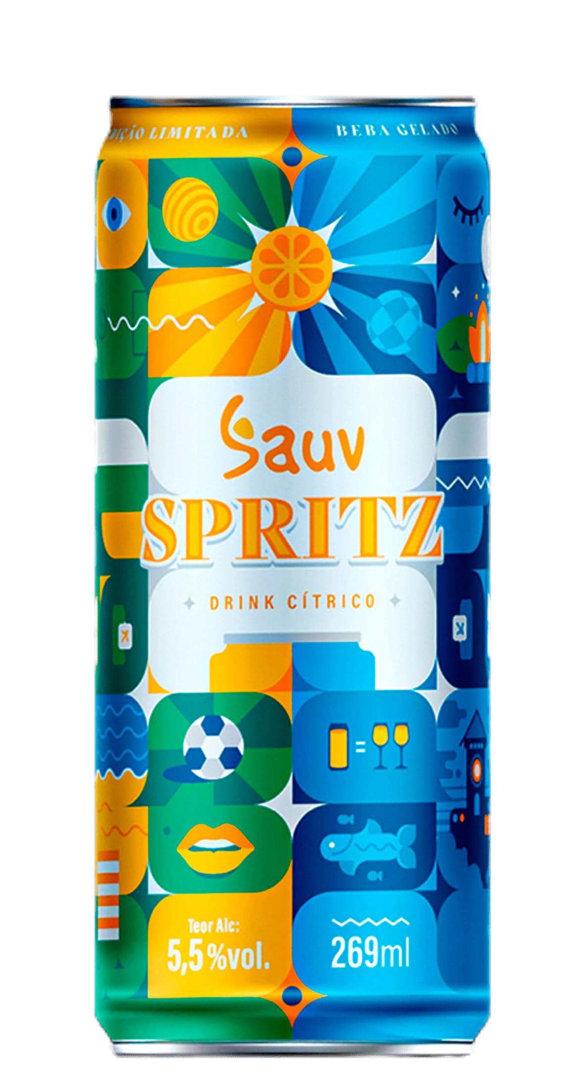 Sauv Spritz Lata Ml Imigrantes Bebidas