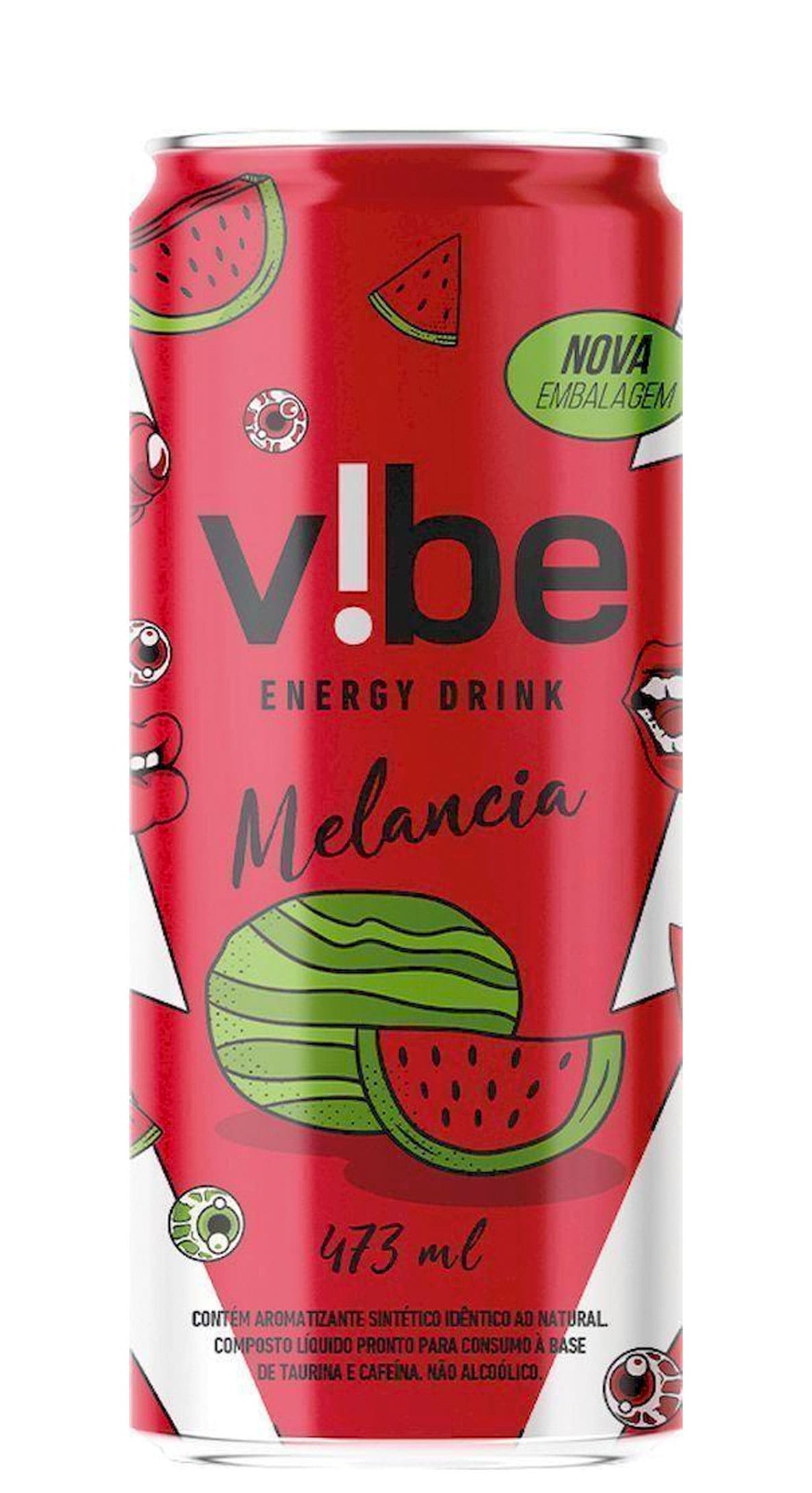 Energético Vibe Melancia 473ml Imigrantes Bebidas