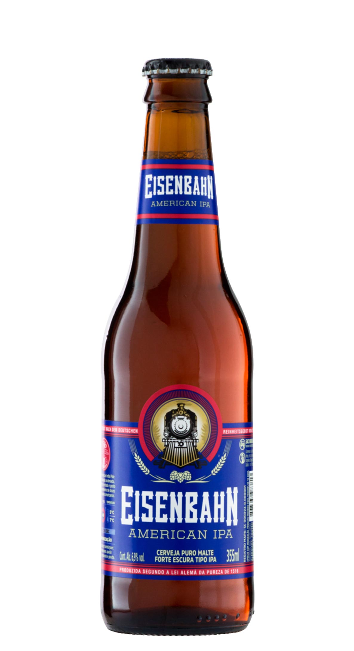 Cerveja Eisenbahn American IPA Puro Malte 355ml Imigrantes Bebidas