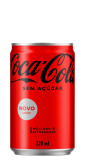Refrigerante Coca-Cola Sem Acar Lata 220ml