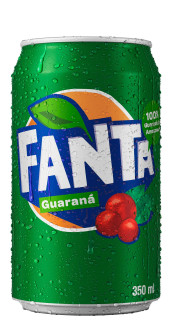 Refrigerante Fanta Guaran Lata 350ml