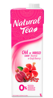 Ch Natural Tea Hibisco Sabor Rom e Goji Berry 1L