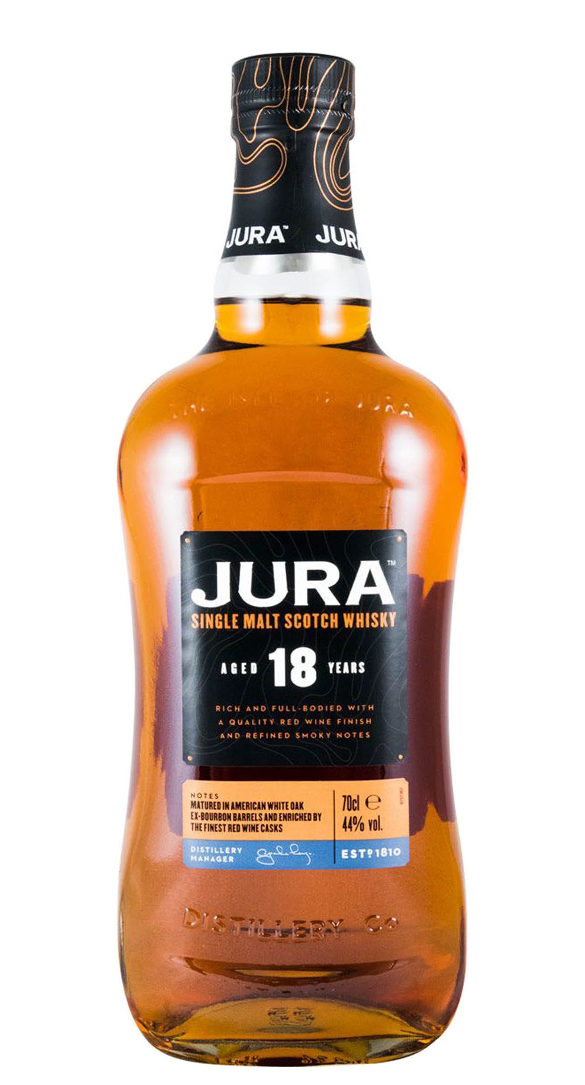 Whisky Jura Anos Single Malt Ml Imigrantes Bebidas