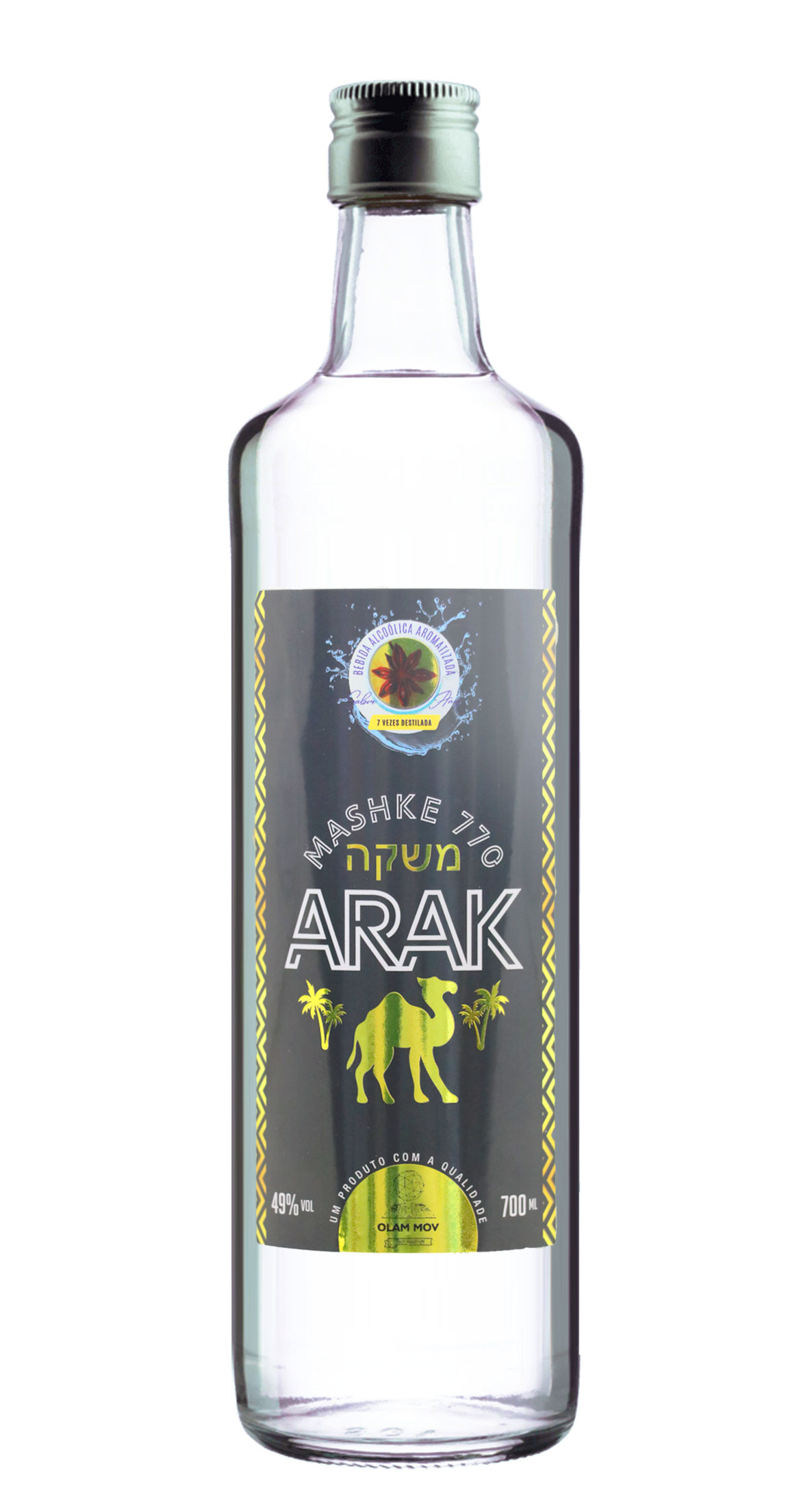 Aperitivo Arak Mashke 770 700ml Imigrantes Bebidas