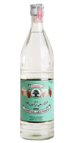 Licor Arak Gantous Abou Raad 750 ml Imigrantes Bebidas