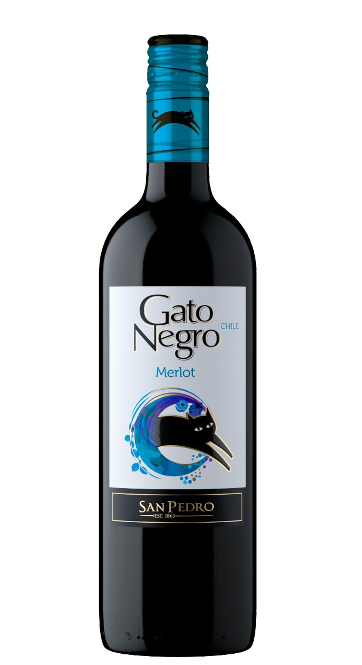 Vinho Gato Negro Merlot 750ml - Imigrantes Bebidas