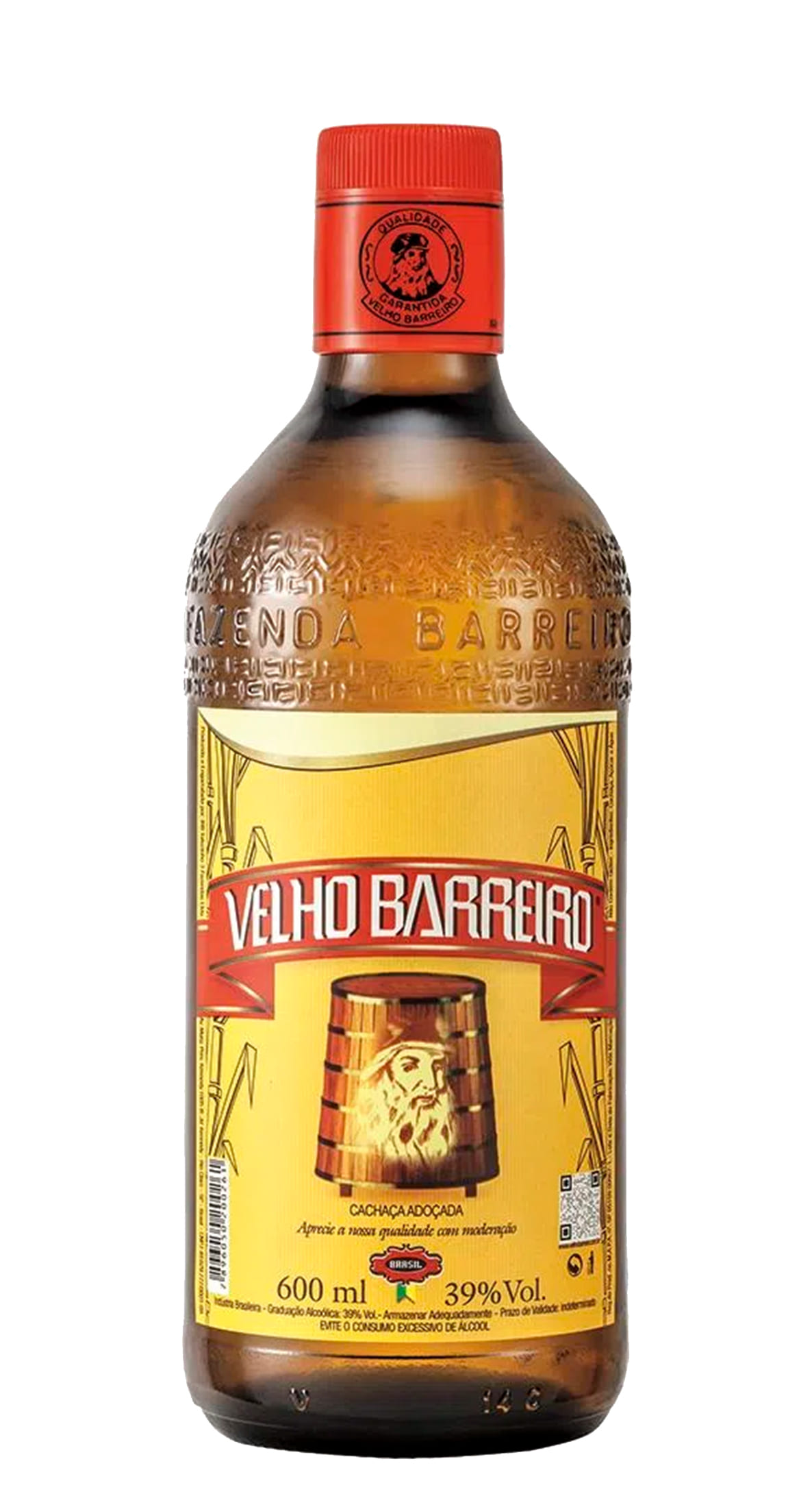 | Bebidas Velho Imigrantes 600ml Cachaça Barreiro