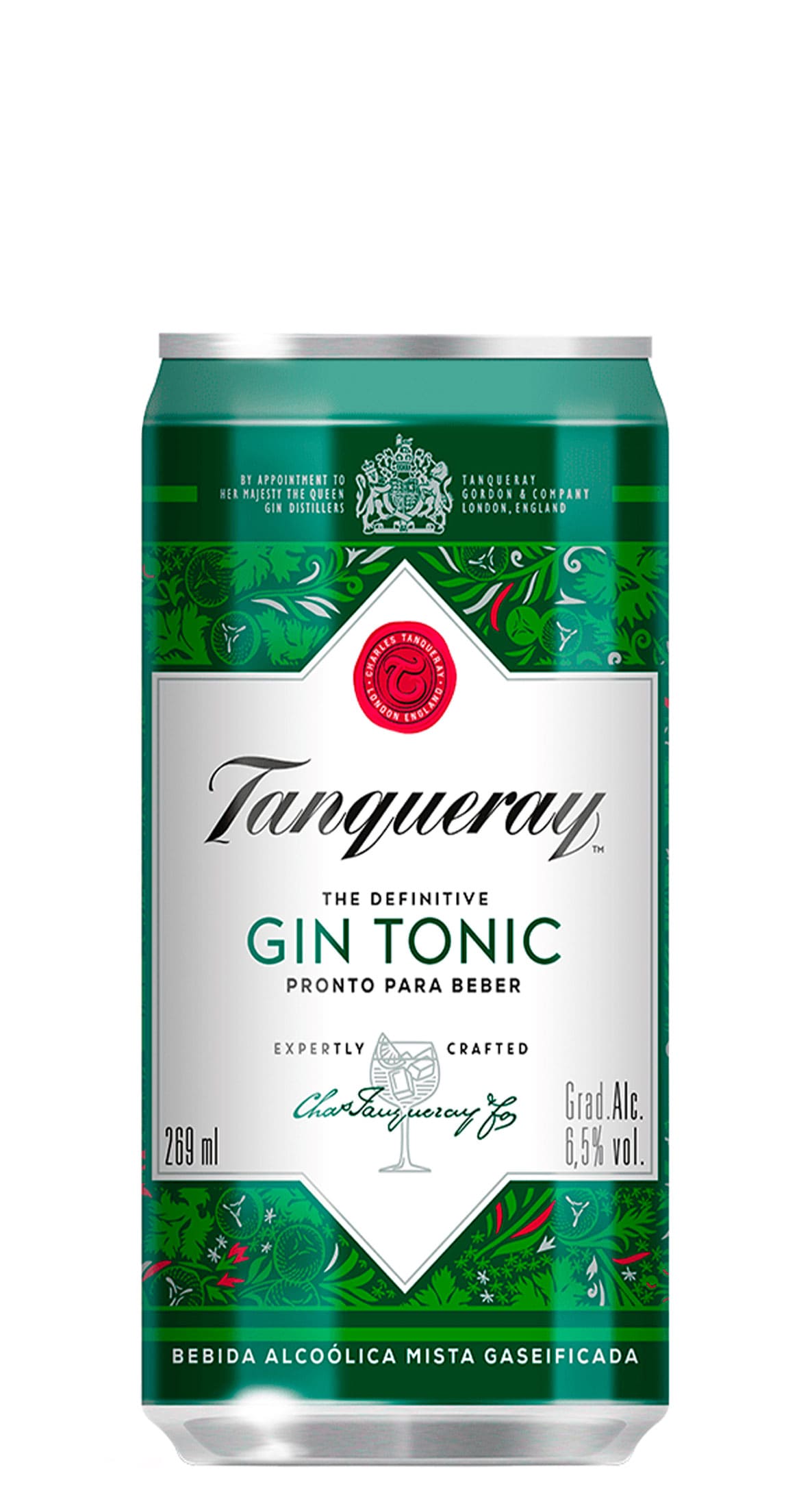 Gin Tonic Tanqueray London Dry Lata 269ml Imigrantes Bebidas