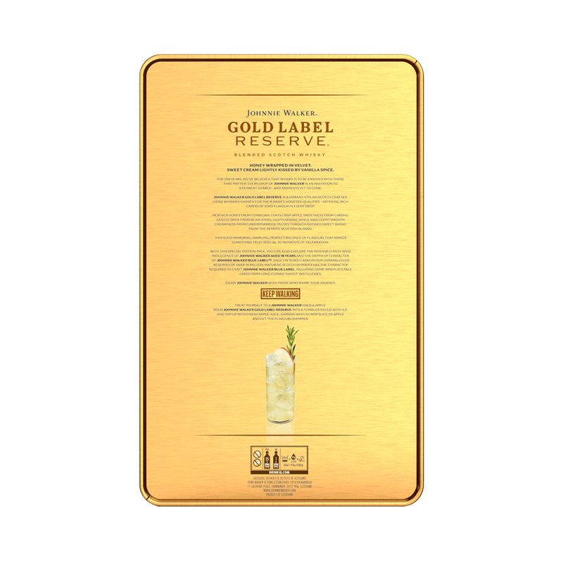 Whisky Johnnie Walker Gold Sparkle Edição Limitada 750ml Imigrantes